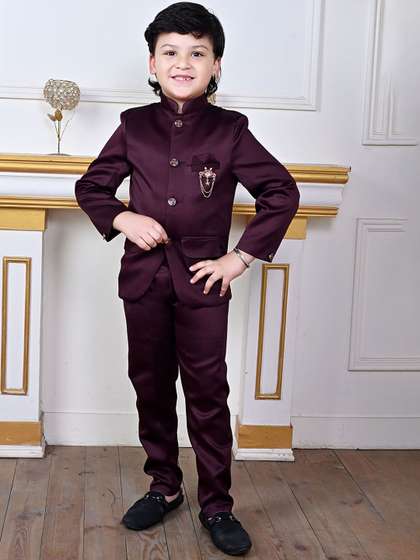 Sangria Boys
                    Single-Breasted Jodhpuri Suit