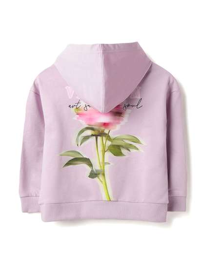 United Colors of
                    Benetton Girls Pure Cotton Hooded Sweatshirt