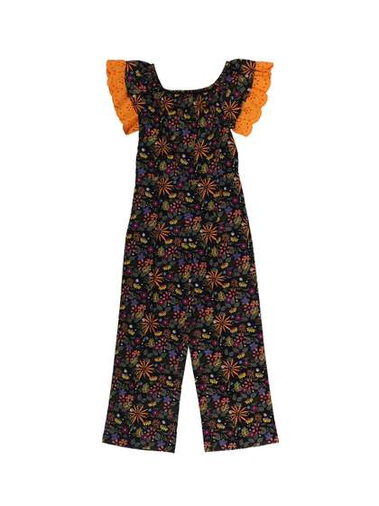 YOUNG BIRDS Girls
                    Printed Basic Jumpsuit