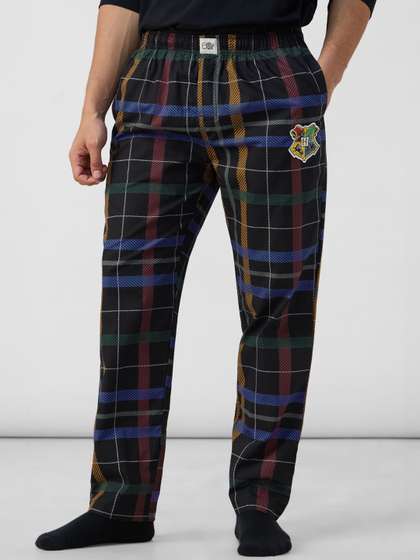 The Souled Store
                          Men Harry Potter Black Lounge Pants