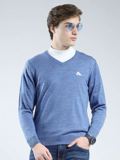 Monte Carlo Men
                        V-Neck Woollen Pullover