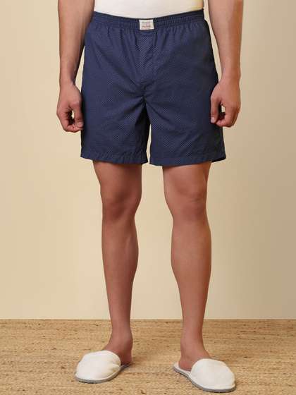 SleepZ by Raymond
                        Printed Pure Cotton Mid-Rise Boxer AHBA00061-B8