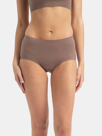 Jockey High Coverage
                      Soft Touch Microfiber Full Brief with No Visible
                      Pantyline-1827