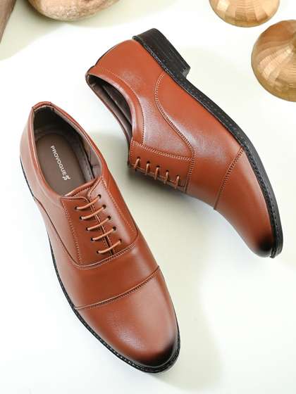 Provogue Men Leather
                        Formal Derbys
