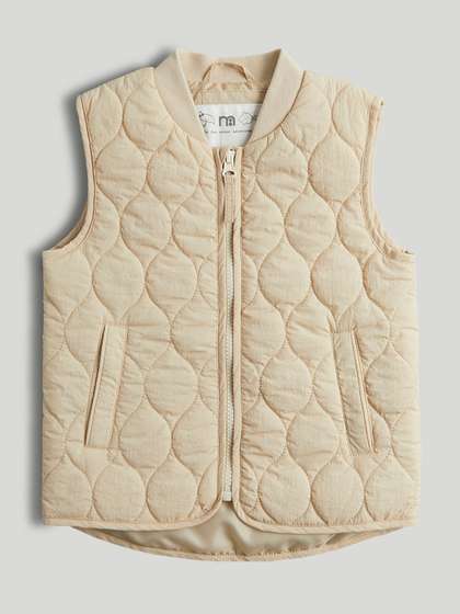 mothercare Boys Solid
                    Stand Collar Gilet Jacket