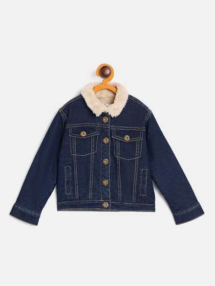 JWAAQ Solid Lightweight Denim Jacket