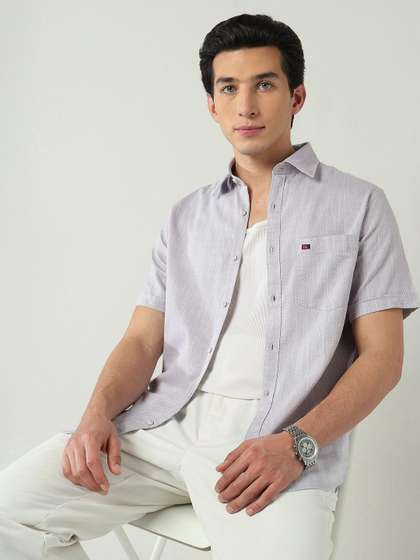 AD By Arvind Men
                        Slim Fit Checked Casual Shirt