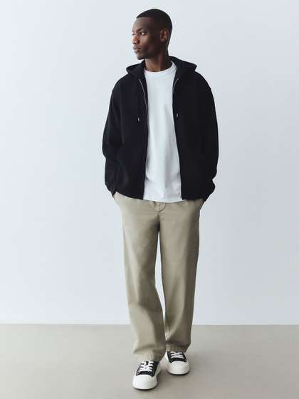 H&M Loose Fit
                      Zip-Through Hoodie