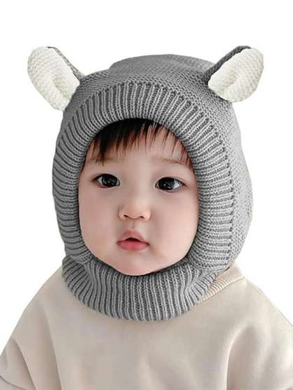 Gajraj Kids Woolen
                    Balaclava Monkey Cap