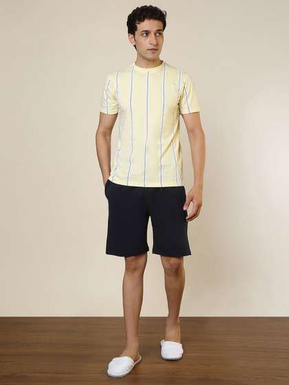 SleepZ by Raymond
                        Men T-Shirt & Shorts Night Suits