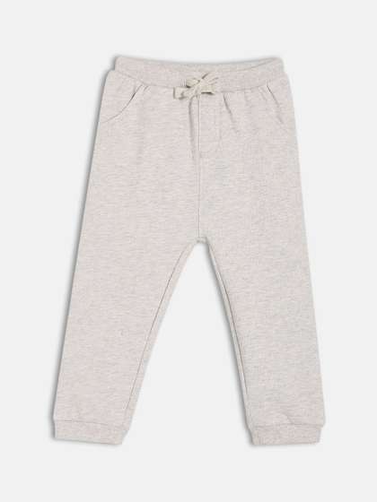 MINI KLUB Boys Cotton
                    Solid Joggers Trousers
