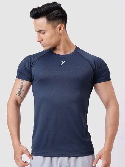 FUAARK Raglan
                          Sleeves Abzorb Fuaark Grain Gym & Workout
                          Slim Fit T-shirt