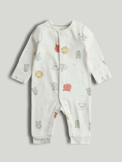 mothercare Boys Cotton
                    Printed Sleepsuit