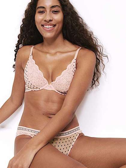 Marks & Spencer
                        Alma Flock & Lace Bikini Knickers