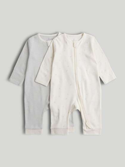 mothercare Kids Pack of
                    2 Cotton Sleepsuit