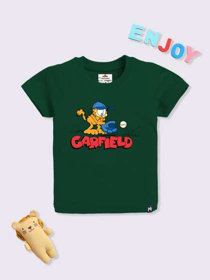 YK X Minute Mirth Boys
                    Garfield Printed T-shirt