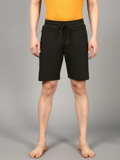 The Roadster Lifestyle
                      Co. Men Regular Fit Mid-Rise Cotton Lounge Shorts
                      With Side Pockets