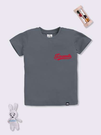 YK X Minute Mirth Boys
                    Peanuts Printed T-shirt