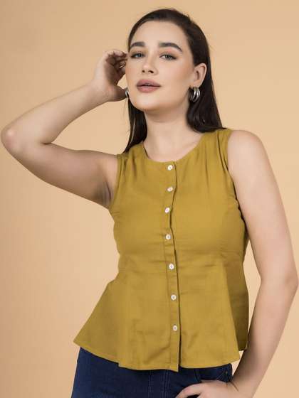 Saffron Threads
                        Women Peplum Top