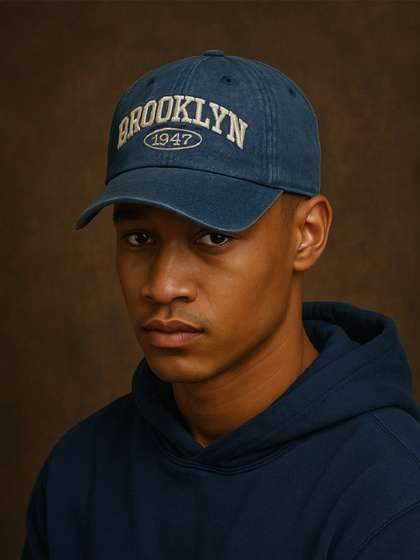 ZEVORA Men Embroidered
                    Cotton Baseball Cap