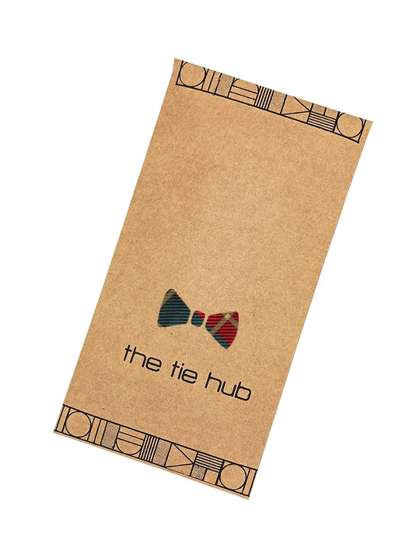 The Tie Hub Men Checked
                    Broad Tie