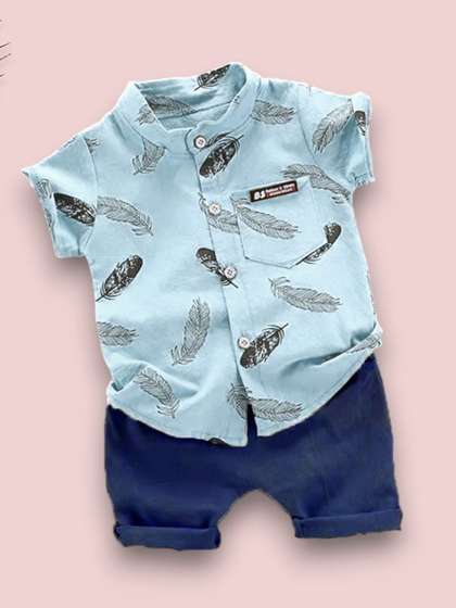 WINSWORLD ENTERPRISE
                    Boys Printed Shirt with Shorts