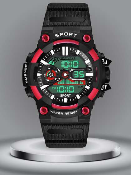 ON TIME OCTUS Kids
                    Digital Watch DIGI-034 BLACK RED