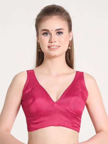 HERE&NOW V
                          Neck Readymade Saree Blouse