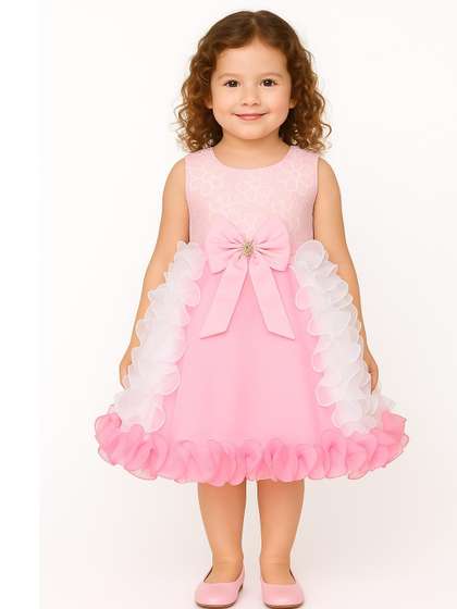 My Lil Princess
                    Kids-Girls Pink Other Embellished Fit and Flare
                    Dress