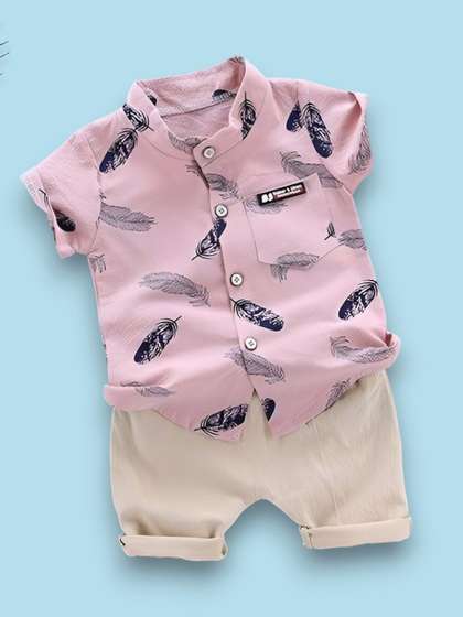 WINSWORLD ENTERPRISE
                    Boys Printed Shirt with Shorts