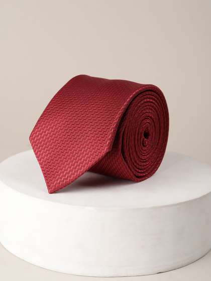 Allen Solly Men Woven
                      Design Broad Tie