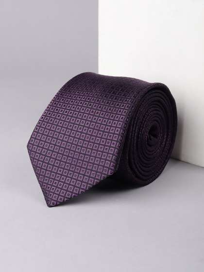 Allen Solly Men Woven
                    Design Broad Tie
