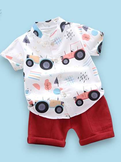 WINSWORLD ENTERPRISE
                      Boys Printed Shirt with Shorts