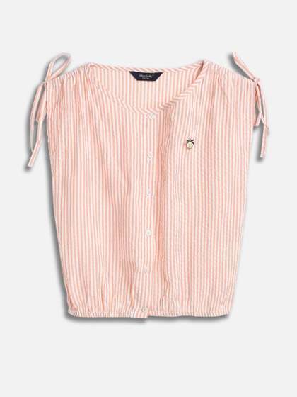 Allen Solly Junior
                      Girls Striped Pure Cotton Top