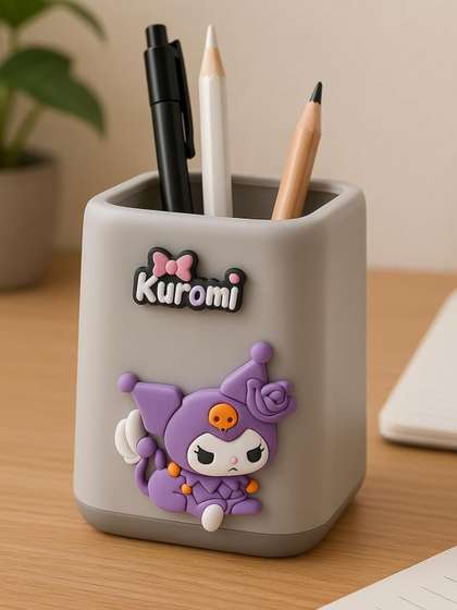 Kalra Magic Grey &
                    Purple Textured Pen Stand