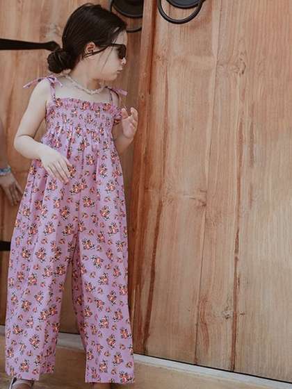 LULU & SKY Girls
                      Printed Basic Jumpsuit