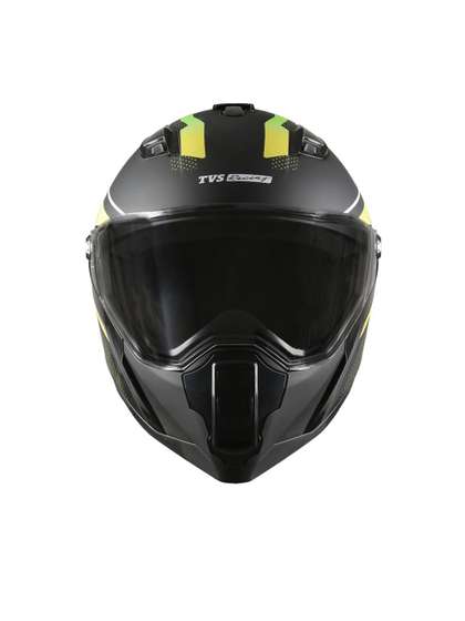 TVS Men Racing Anti
                    Matter Full Face Helmet Motorcycle Riders ISI &
                    DOT Certified