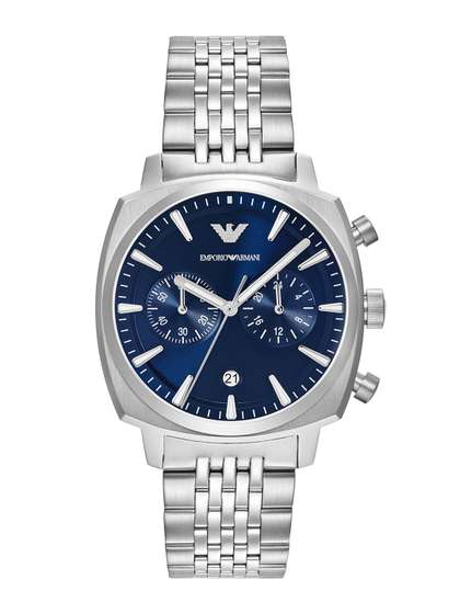 Emporio Armani Men Dial
                    & Stainless Steel Straps Analogue Watch AR11688
