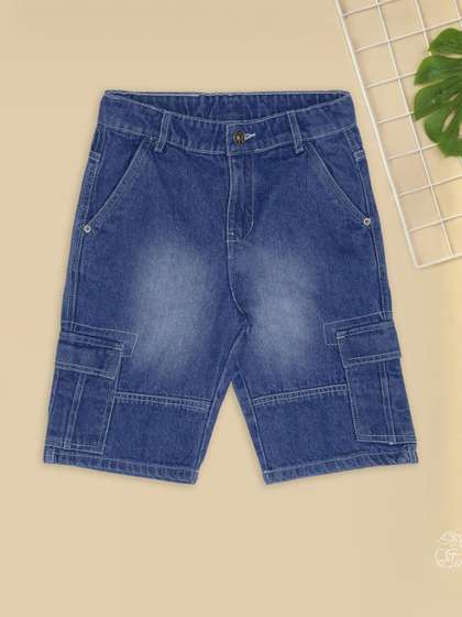Pantaloons Junior Boys
                      Regular Fit Denim Shorts