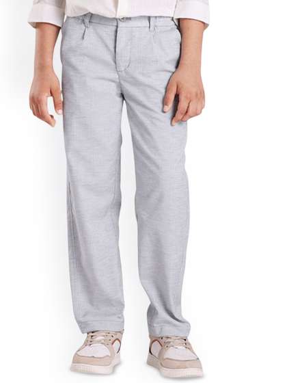 RARE ONES Boys Striped
                    Trousers