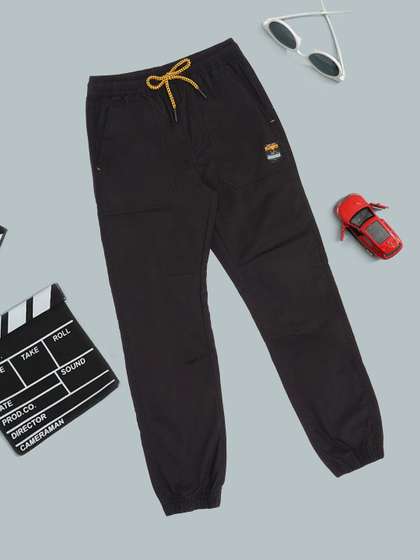 Pantaloons Junior Boys
                    Regular Fit Pure Cotton Joggers
