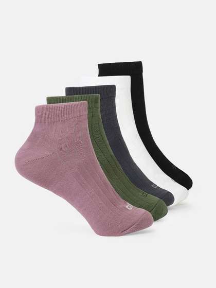 CULT Men Pack Of 5
                    Patterned Ankle Length Socks