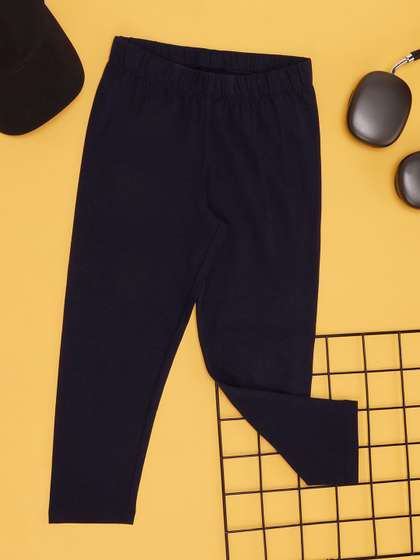 Pantaloons Junior Girls
                    Mid Rise Ankle Length Leggings
