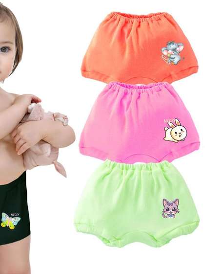Nicsy Set of 3 Mid-Rise
                    Basic Briefs