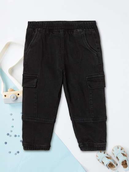 max Boys Mid-Rise Cargo
                    JoggerTrousers