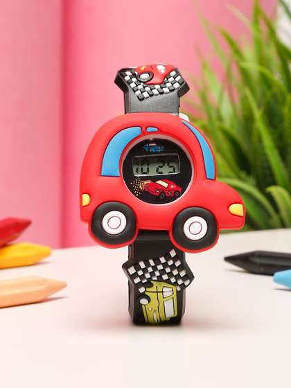 Stoln Kids Round Dial
                    & Straps Digital Watch 25-25-18714-1-A