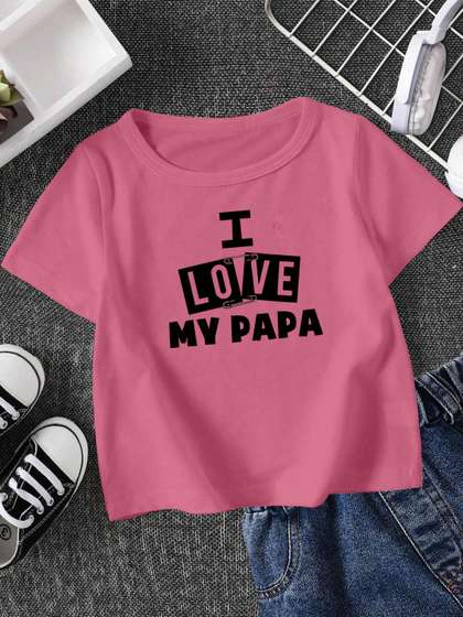 FIONAA TRENDZ Kids Pink
                    Tshirts