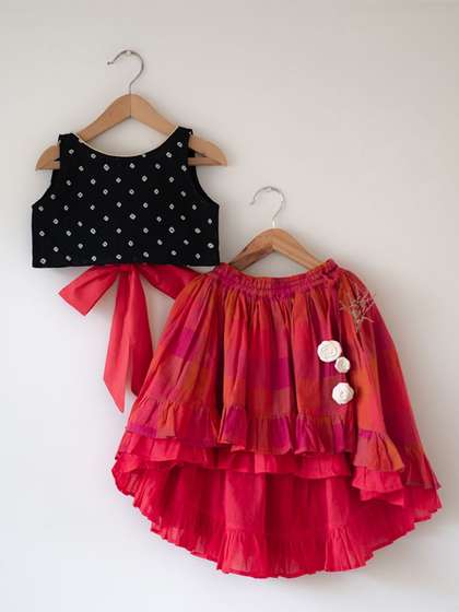 LOVE THE WORLD TODAY
                    Girls Printed Cotton to Wear Lehenga & Choli