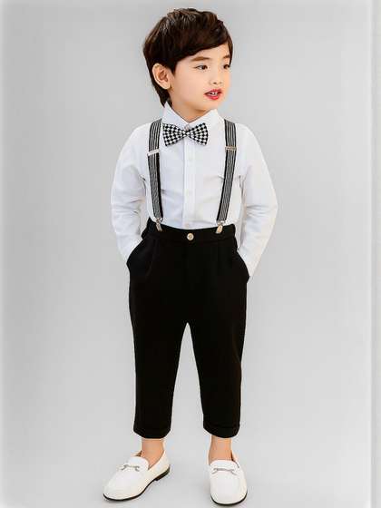 kilimoli Boys White
                    Clothing Set