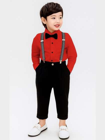 kilimoli Boys Red
                    Clothing Set